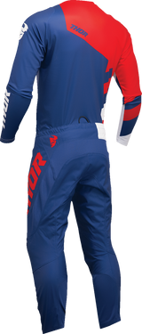 THOR Youth Sector Checker Jersey - Navy/Red - Medium 2912-2427