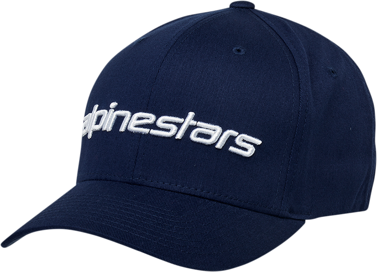 ALPINESTARS Linear Hat - Navy/White - Small/Medium 1230810057020SM