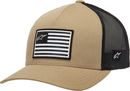 ALPINESTARS Flag Snapback Hat - Sand/Black - One Size 1211810132310OS