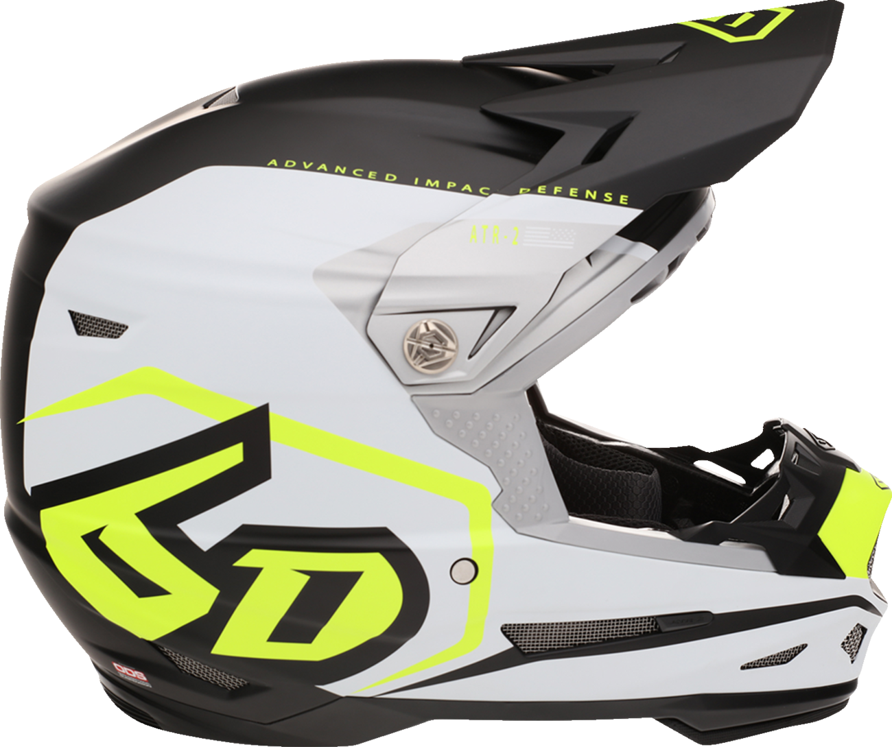 6D ATR-2 Helmet - Delta - Neon Yellow - XS 12-3424