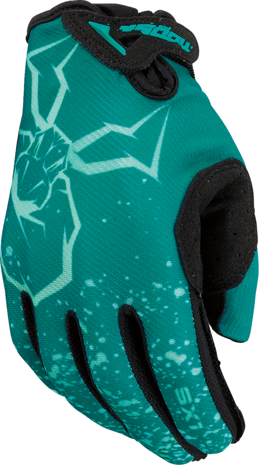 MOOSE RACING Youth SX1™ Gloves - Teal - Medium 3332-1760