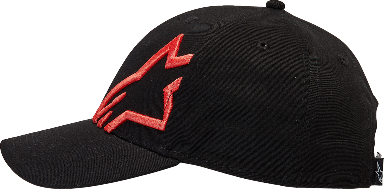 ALPINESTARS Corp Snap 2 Hat - Black/Warm Red - One Size 1211810091523OS