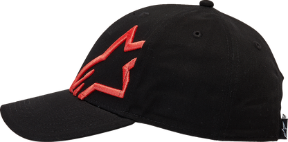 ALPINESTARS Corp Snap 2 Hat - Black/Warm Red - One Size 1211810091523OS