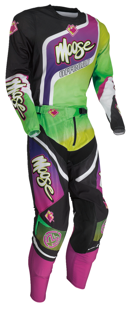 MOOSE RACING Sahara™ Jersey - Purple/Green - Medium 2910-7229