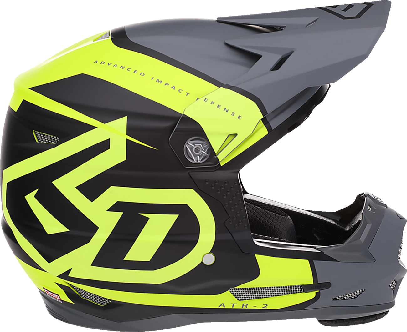 6D ATR-2Y Helmet - Torque - Neon Yellow - Small 11-6520