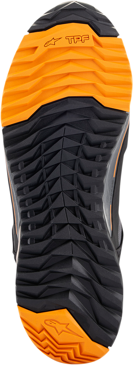 Zapatos ALPINESTARS CR-X Drystar - Negro/Marrón/Naranja - US 9.5 26118201284-9.5 