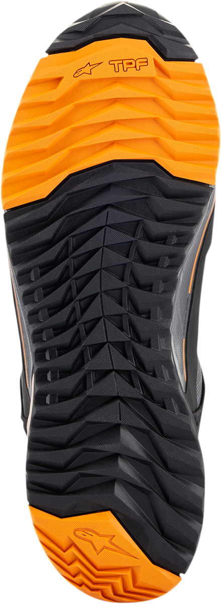 Zapatos ALPINESTARS CR-X Drystar - Negro/Marrón/Naranja - US 12.5 26118201284-125 