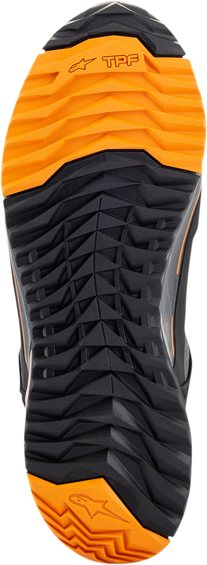 Zapatos ALPINESTARS CR-X Drystar - Negro/Marrón/Naranja - US 8.5 26118201284-8.5 