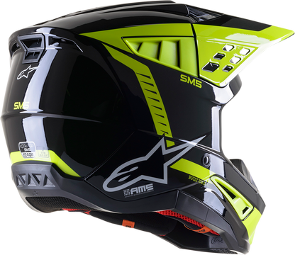 ALPINESTARS SM5 Helmet - Beam - Black/Gray/Yellow - 2XL 8303722-1151-2X