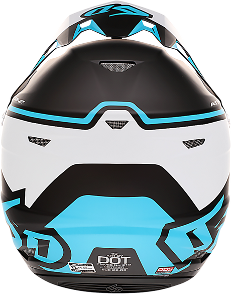 6D ATR-2Y Helmet - Drive - Cyan - Medium 11-6301