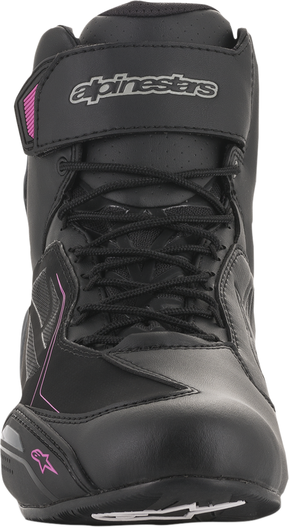 Zapatos ALPINESTARS Faster-3 Drystar - Negro/Gris/Rosa - US 8 25409191139-8 