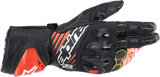 Guantes ALPINESTARS GP Tech v2 - Negro/Blanco/Rojo Fluo - XL 3556622-1231-XL