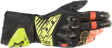 ALPINESTARS GP Tech v2 Gloves - Black/Fluo Yellow/White/Fluo Red - 3XL 3556622-1503-3X