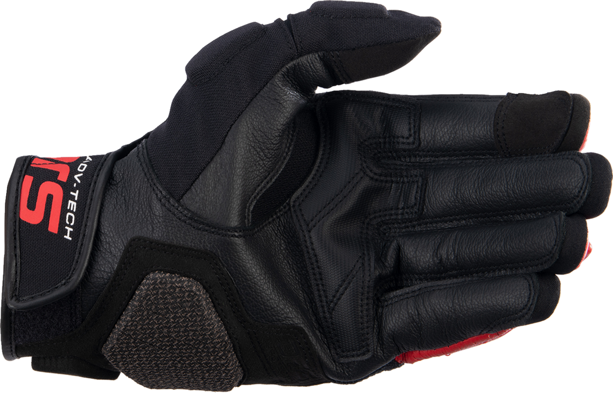 ALPINESTARS Halo Gloves - Black/White/Bright Red - 3XL 3504822-1304-3X