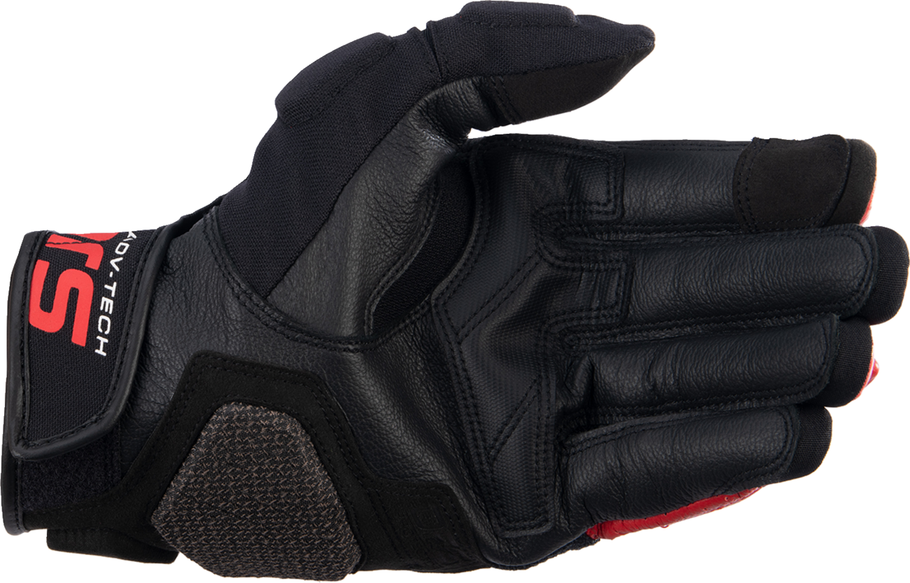 ALPINESTARS Halo Gloves - Black/White/Bright Red - 3XL 3504822-1304-3X