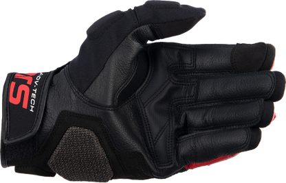 ALPINESTARS Halo Gloves - Black/White/Bright Red - 3XL 3504822-1304-3X