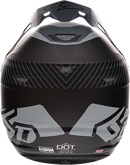 6D ATR-2Y Helmet - Fusion - Black - Large 11-6402