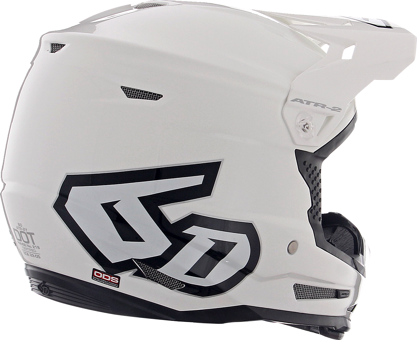 6D ATR-2Y Helmet - Gloss White - Medium 11-5611