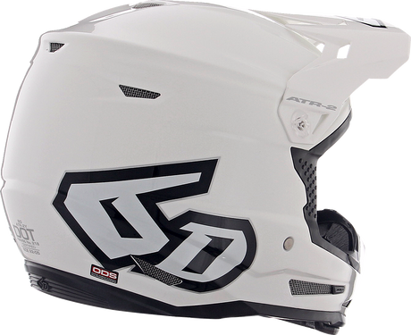 6D ATR-2Y Helmet - Gloss White - Small 11-5610