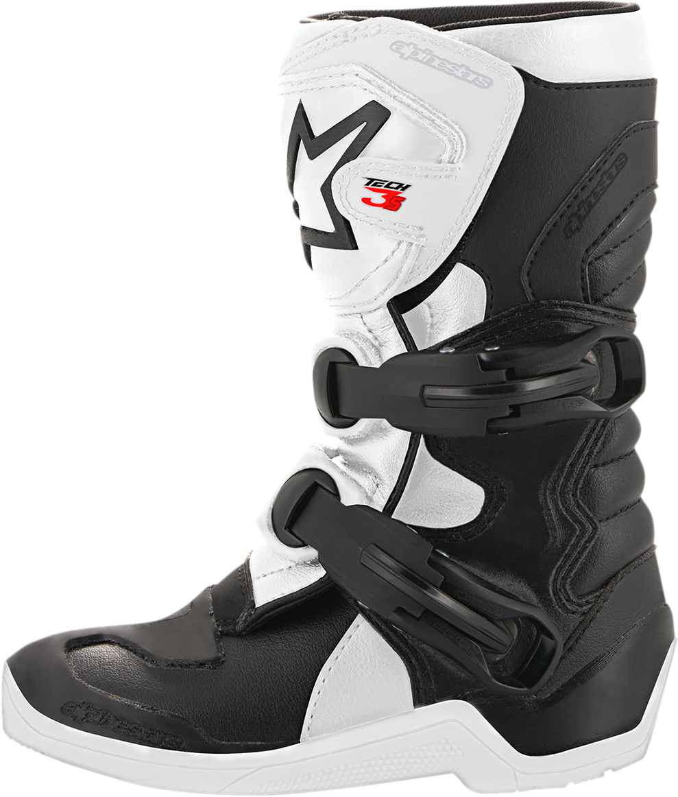 Botas ALPINESTARS Youth Tech 3S - Negro/Blanco - US 13 2014518-12-13