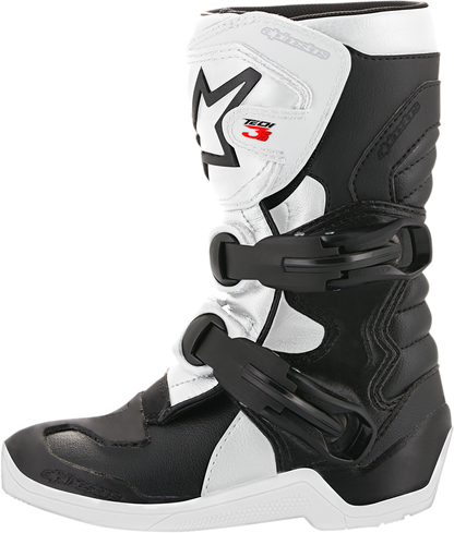 ALPINESTARS Youth Tech 3S Boots - Black/White - US 13 2014518-12-13