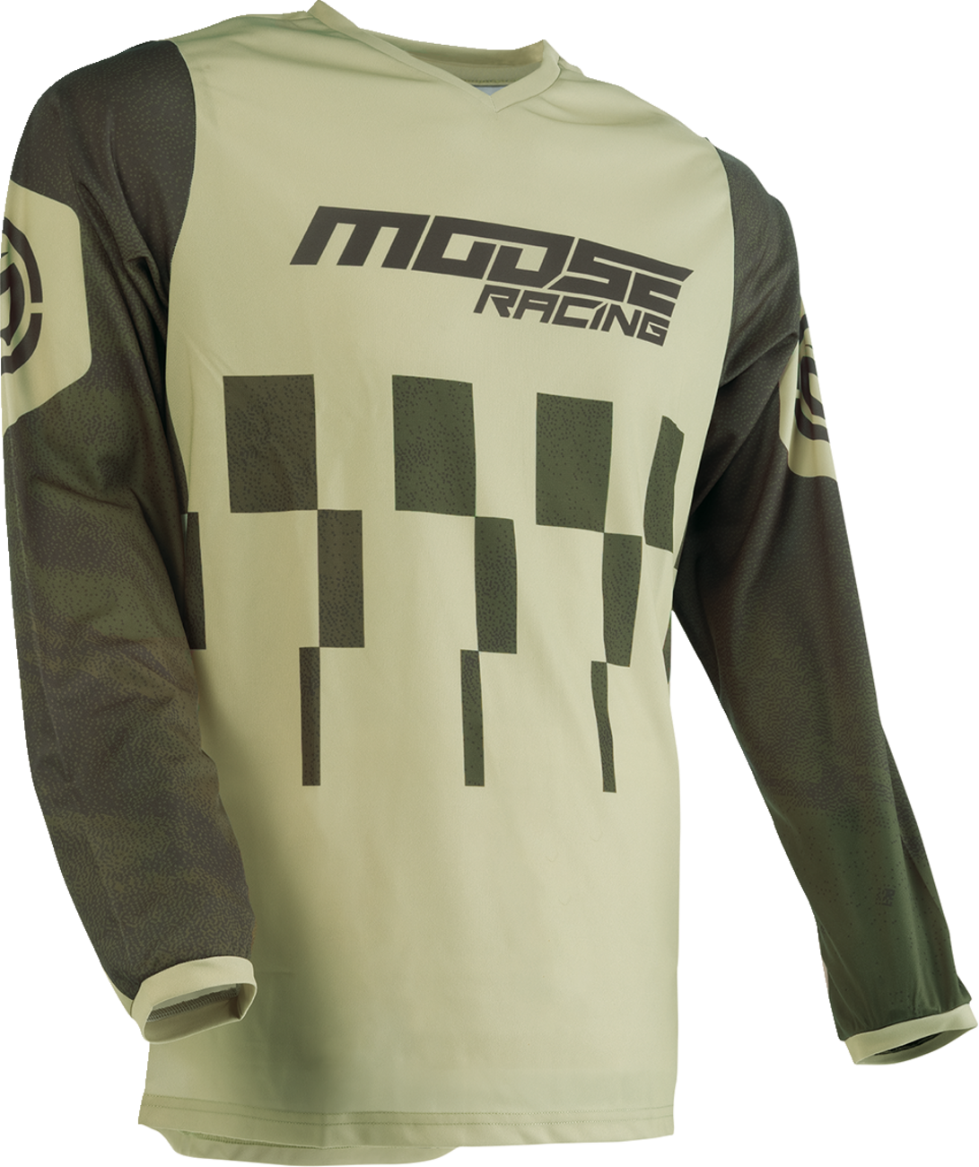 MOOSE RACING Qualifier Jersey - Green/Tan - XL 2910-7545