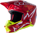 ALPINESTARS SM5 Helmet - Action - Red/White/Fluo Yellow - Medium 8306122-3325-MD