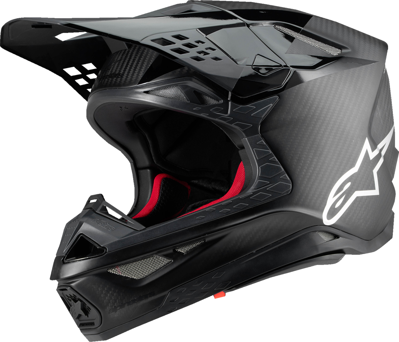 ALPINESTARS Supertech M10 Helmet - Fame - MIPS® - Black Carbon - 2XL 8300423-1902-2X