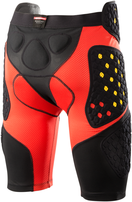 ALPINESTARS Sequence Pro Shorts - Black/Red - Medium 6507718-13-M