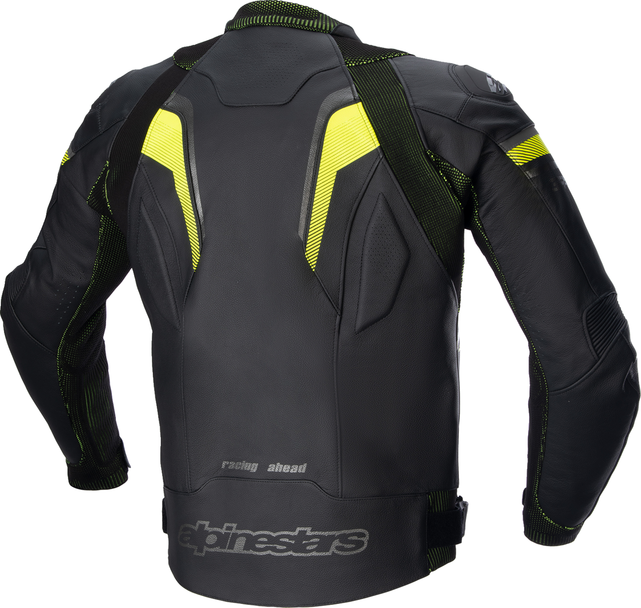 ALPINESTARS GP Plus R v3 Rideknit Leather Jacket - Black/Yellow Fluo - US 50 / EU 60 310032115560