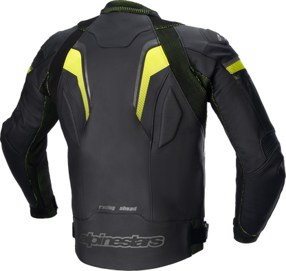 ALPINESTARS GP Plus R v3 Rideknit Leather Jacket - Black/Yellow Fluo - US 38 / EU 48 310032115548