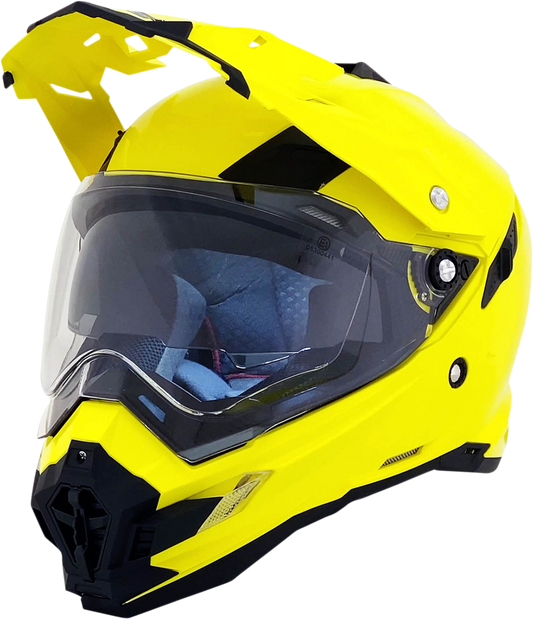 AFX FX-41DS Helmet - Hi-Vis Yellow - Large 0110-3775