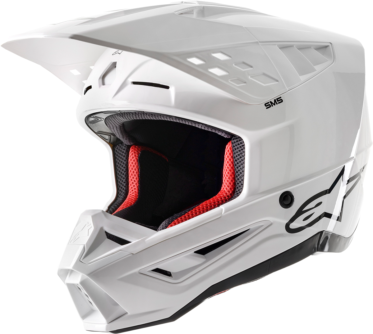 ALPINESTARS SM5 Helmet - Solid - Gloss White - Medium 8303121-2180-MD