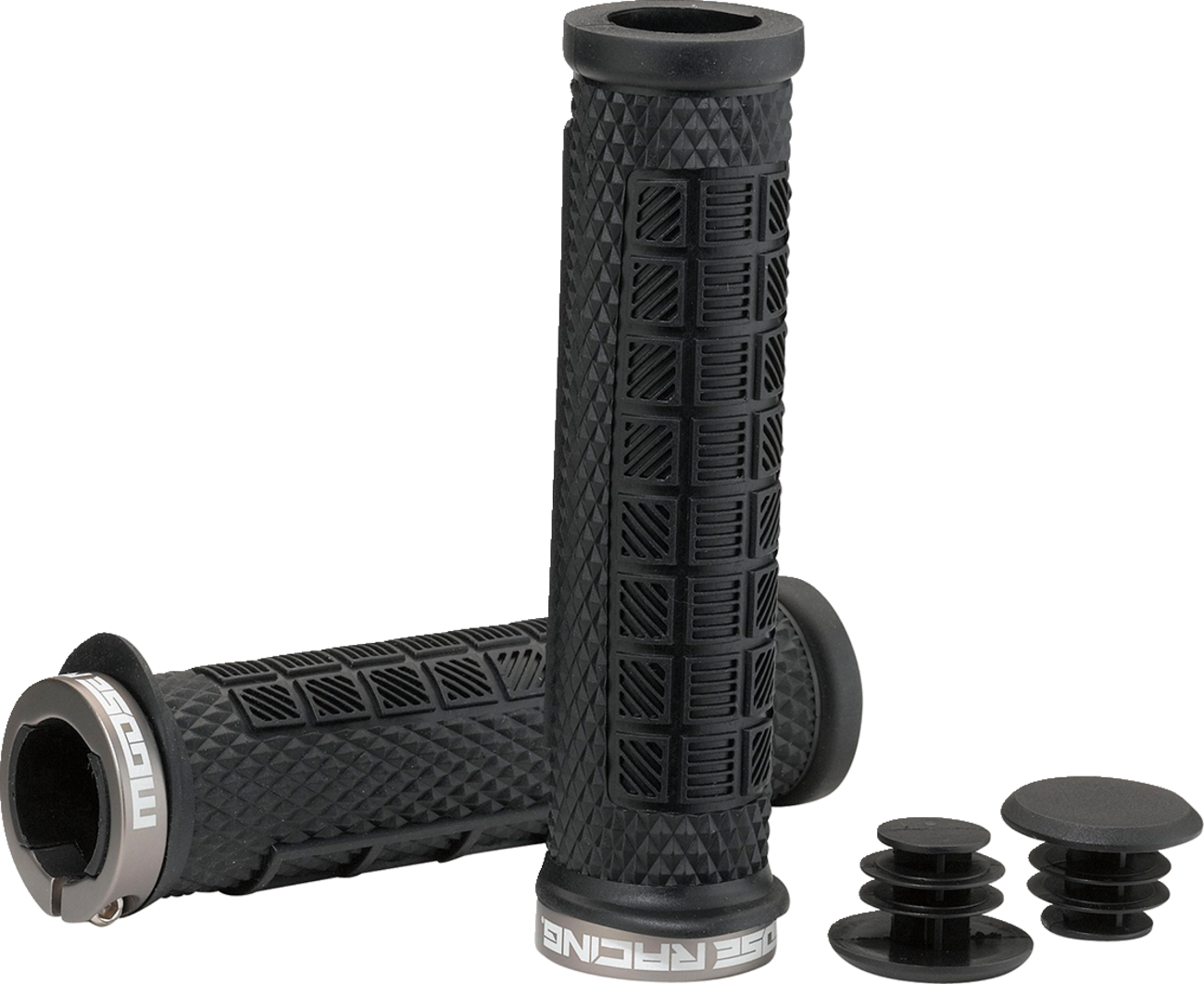 MOOSE RACING MTB Lock-On Grips - Black - 129 mm PRO-K524EP1-OD