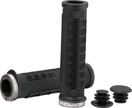 MOOSE RACING MTB Lock-On Grips - Black/Gray - 130 mm PRO-627EP
