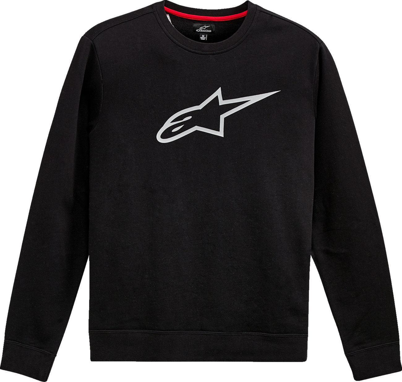 ALPINESTARS Ageless Crew Fleece - Black/Gray - Medium 1212513221011M