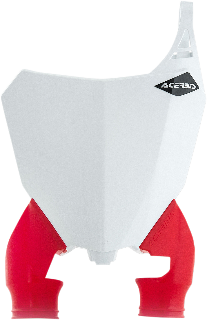ACERBIS Raptor Number Plate - White/Red 2630771030