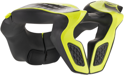 ALPINESTARS Youth Neck Support - Black/Yellow Fluo - One Size 6540118-155-OS