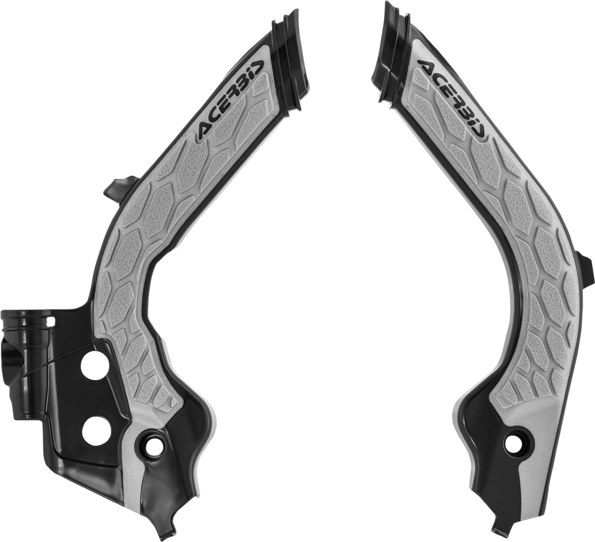 ACERBIS X-Grip Frame Guards - Black/Gray 2733451001