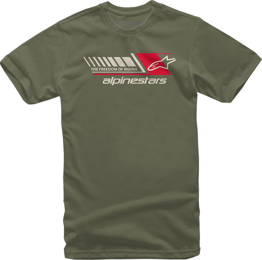 Camiseta ALPINESTARS Solitaire - Militar - Mediana 1232-72230-690M 