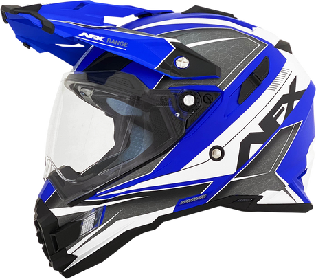 AFX FX-41 Helmet - Range - Matte Blue - Large 0140-0073