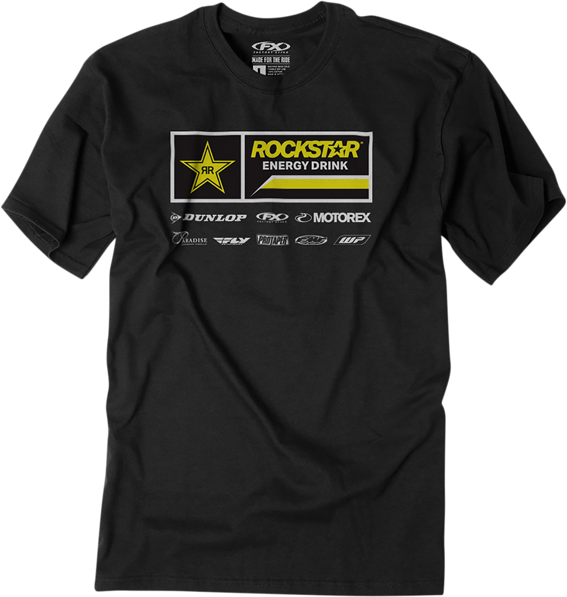 Camiseta FACTORY EFFEX Rockstar 21 Racewear - Negro - Mediano 24-87622 
