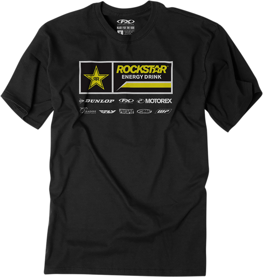 FACTORY EFFEX Camiseta Rockstar 21 Racewear - Negro - Grande 24-87624 