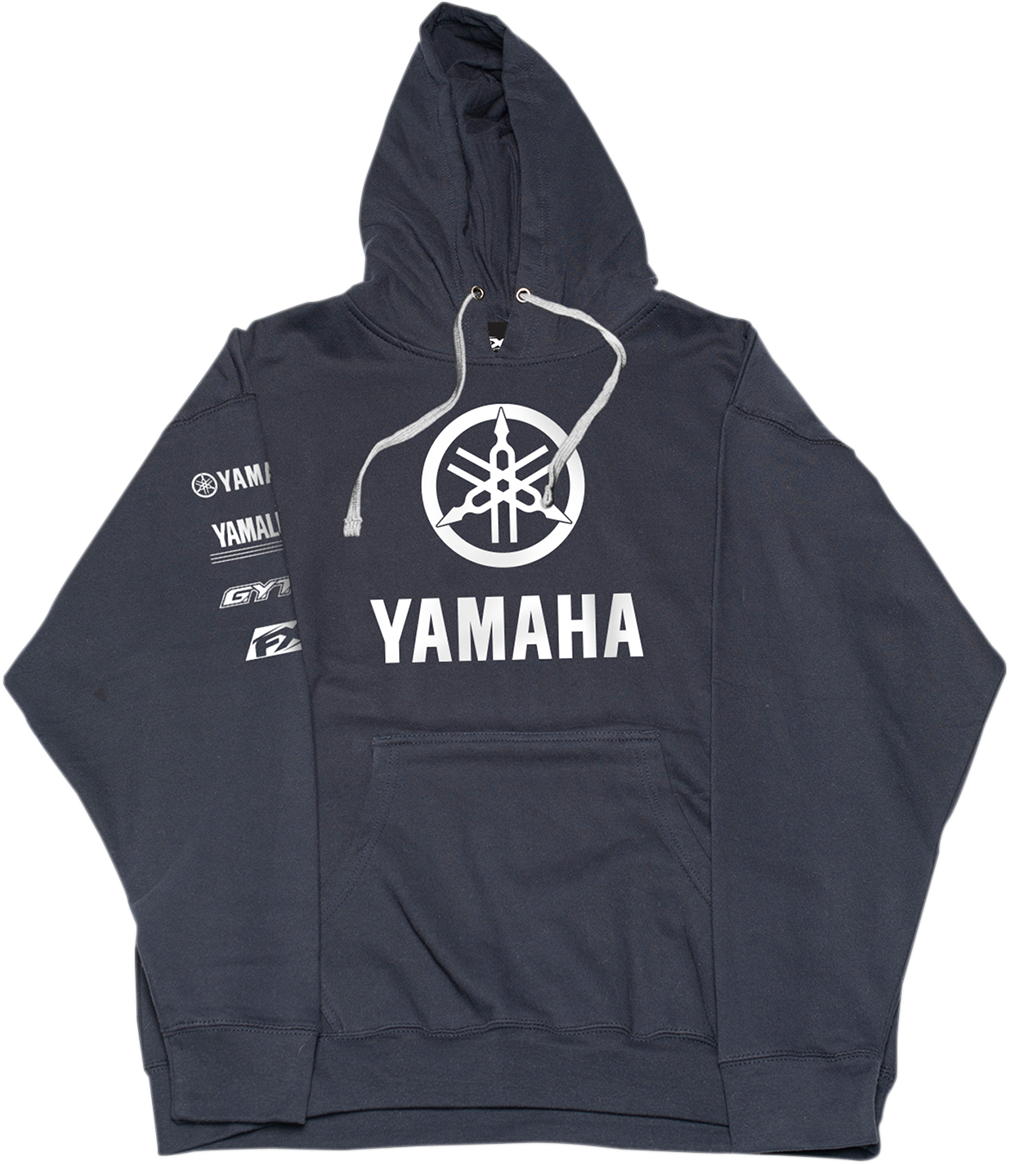 FACTORY EFFEX Yamaha Stack Sudadera con capucha - Azul marino - 2XL 22-88218 