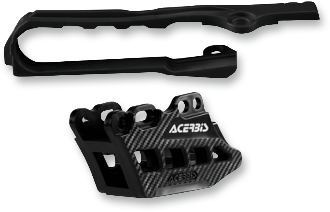 ACERBIS Chain Guide 2.0 and Slider Kit - Suzuki RMZ250/RMZ450 - Black 2449460001