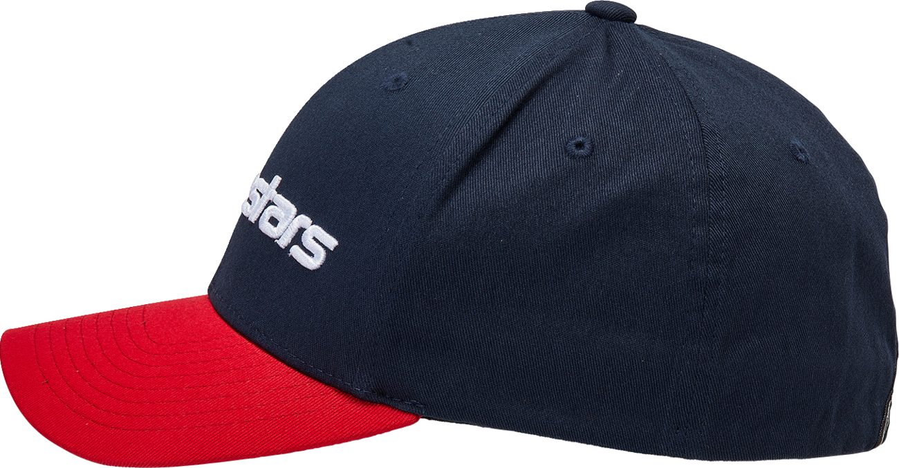 Gorro ALPINESTARS Linear - Azul marino/Rojo - Pequeño/Mediano 1230810057030SM 