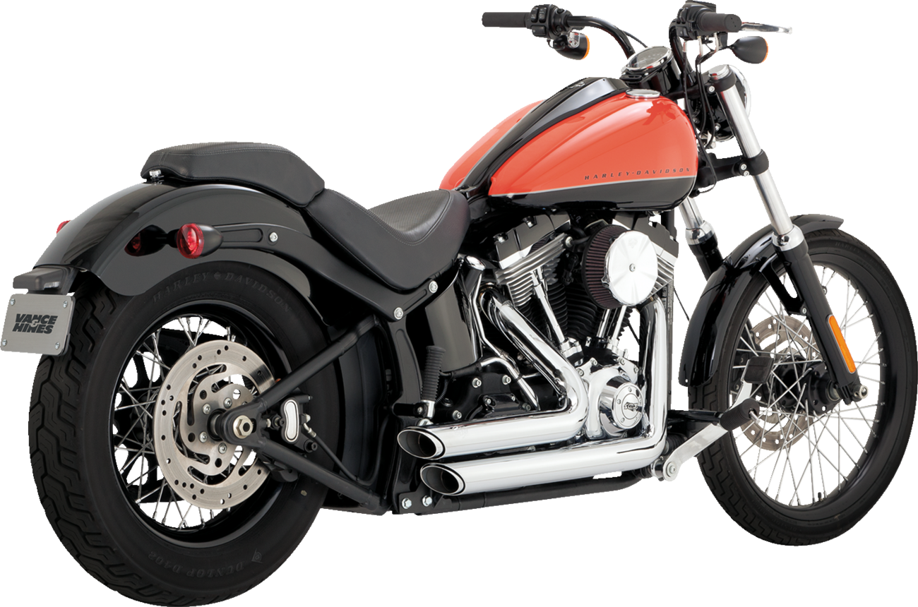 VANCE & HINES Shortshots Staggered Exhaust System - Chrome 17325