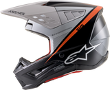 ALPINESTARS SM5 Helmet - Rayon - Black/White/Orange - XL 8304121-1242-XL