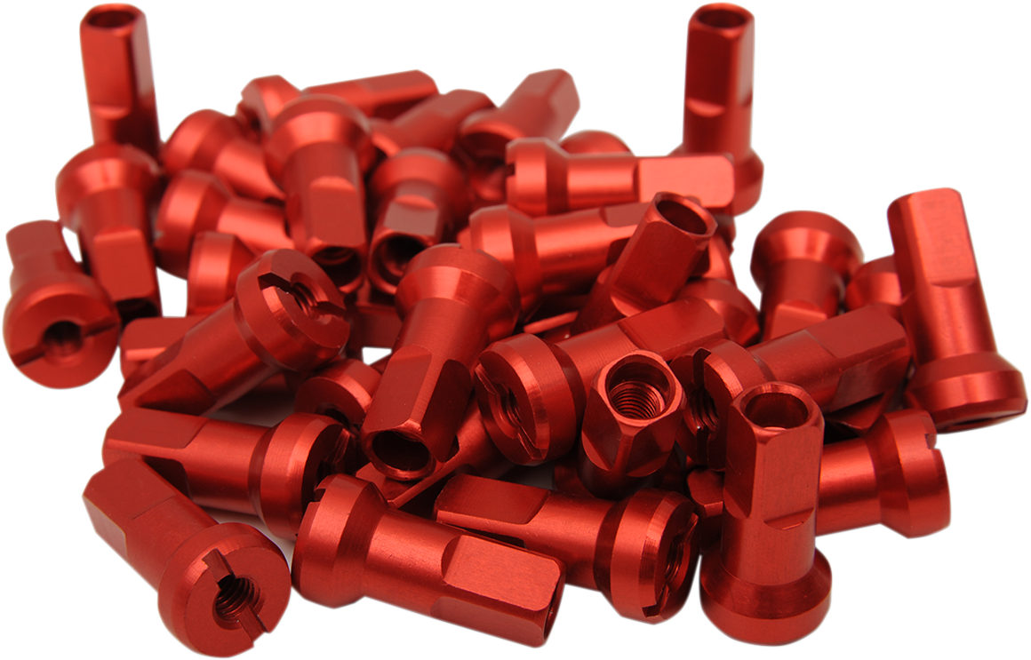 MOOSE RACING MX1 Nipple Set - Red - 9 Gauge 24-930