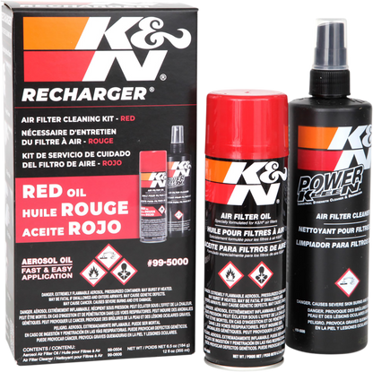 K & N Air Filter Care Kit - Aerosol 99-5000